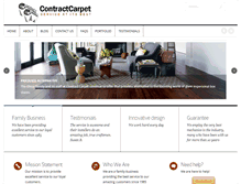 Tablet Screenshot of contractcarpet.com